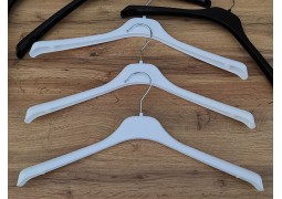 Плечики пластикові трикотажні 42х2,5см. (білі)